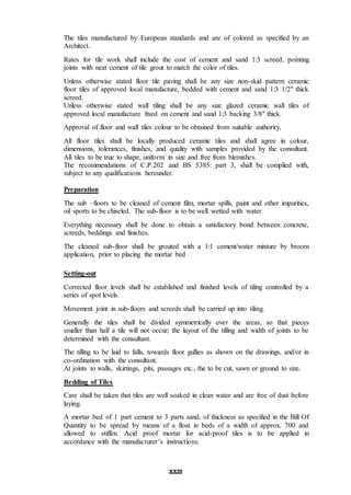 General notes to BSR BUILDING SCHEDULE OF RATES | DOCX