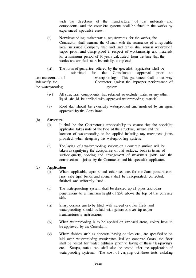 General notes to BSR BUILDING SCHEDULE OF RATES