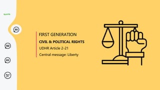 Genaration of human rights | PPTX