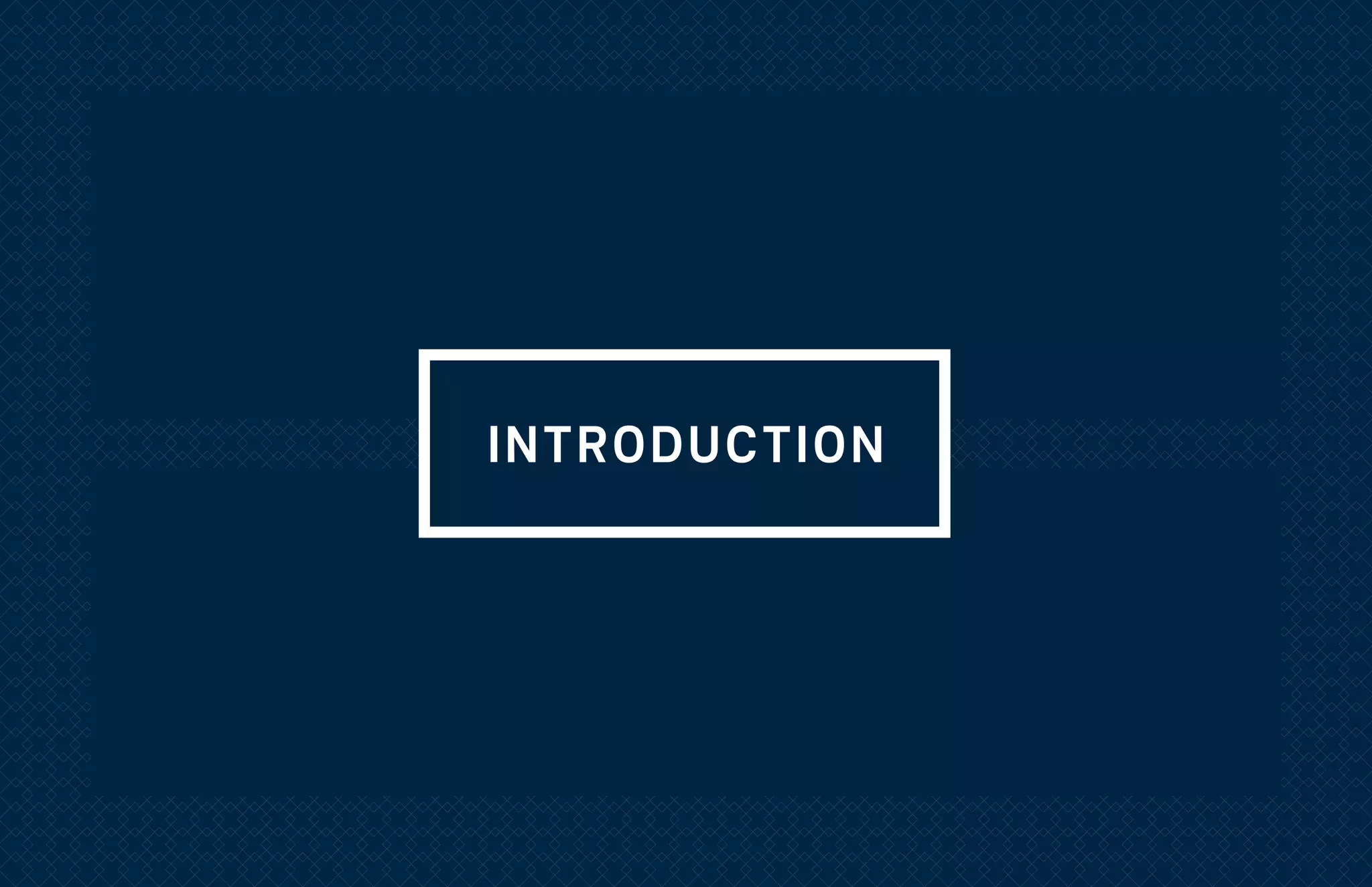 GENERATION BOLD 2TRENDS
INTRODUCTION
 