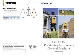 Topcon Positioning Product General Brochure