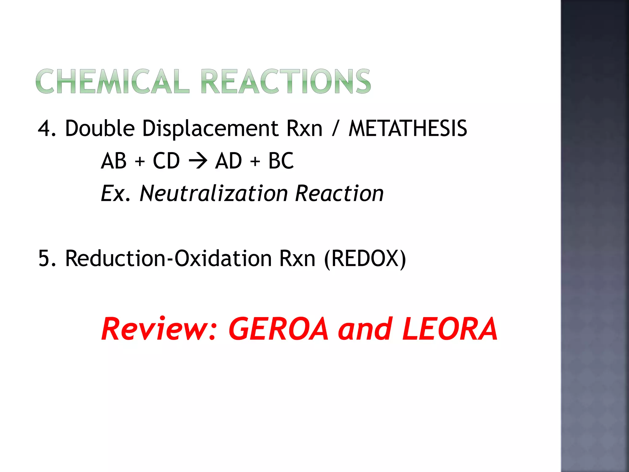 Reduction Rxn Example General Chemistry and Inorganic Pharmaceutical Chemistry Module 1 ...