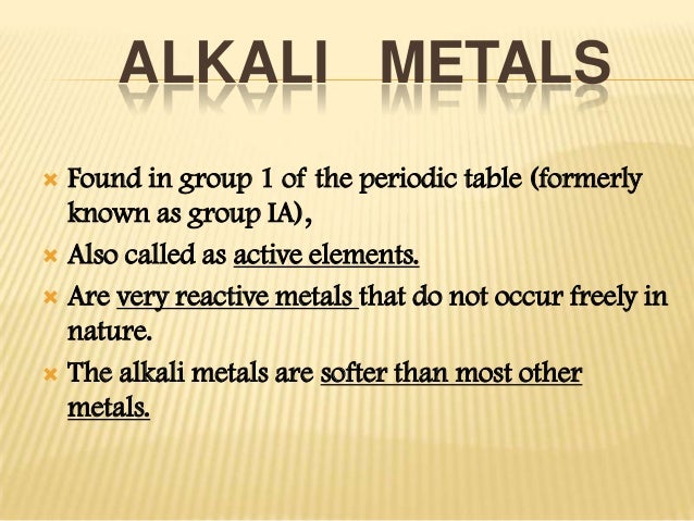 alkali metals found in group 1 of the periodic table - Characteristics Of Alkaline Earth Metals In The Periodic Table alkali metals found in group 1 of the periodic table - Characteristics Of Alkaline Earth Metals In The Periodic Table