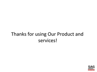 Thanks for using Our Product and
services!
 