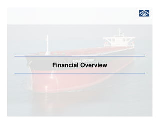 Financial Overview
 