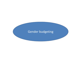 Gender budgeting
 