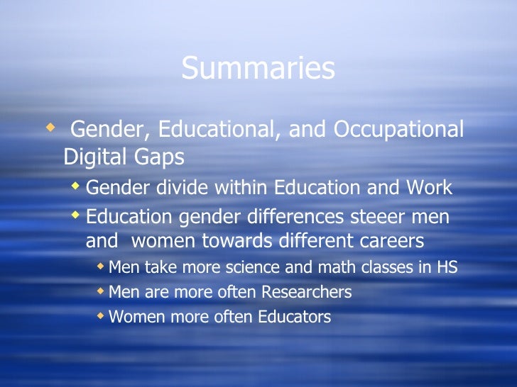 Gender Digital Divide