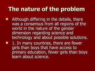 Gender Equality Awareness In Science & Technology | PPT