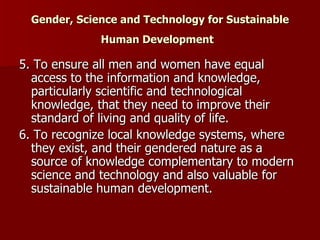 Gender Equality Awareness In Science & Technology | PPT