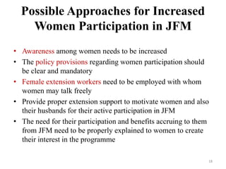 Gender dimensions in forest management | PPTX