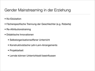 Gender Mainstreaming New Media Literacy E Learning Vechta