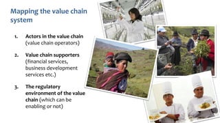 Gender in the participatory market chain approach