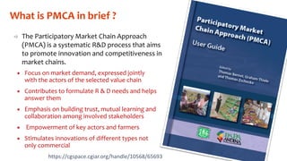 Gender in the participatory market chain approach