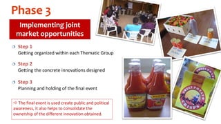 Gender in the participatory market chain approach