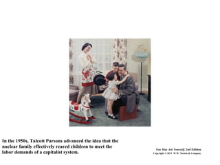 The Woman Question
25




        Psychoanalytic theories of studying gender:
          focus on individualistic explanations for
           gender differences as opposed to societal
           ones.
          Inherent in these theories is the notion that
           there are natural differences between men
           and women that dictate how they behave.
 