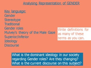 Gender analysis