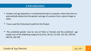 Advanced Gender and Age Detection Using Deep Learning and Pretrained ...