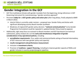 The Gender Dimension of Climate Change and Climate Finance Actions | PDF