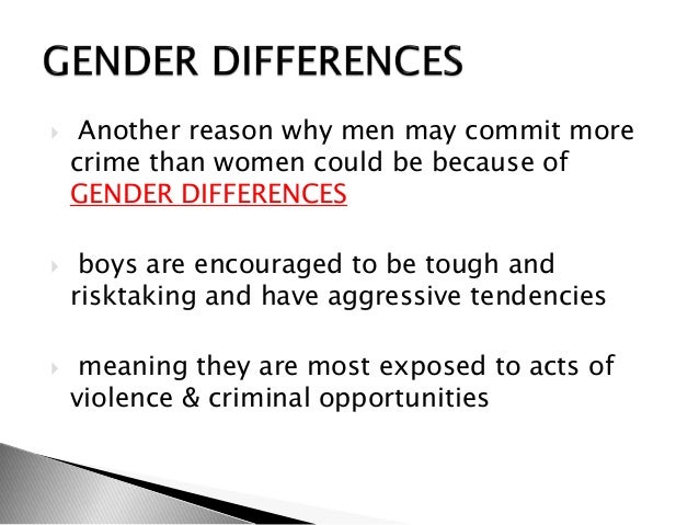 essay on gender and crime
