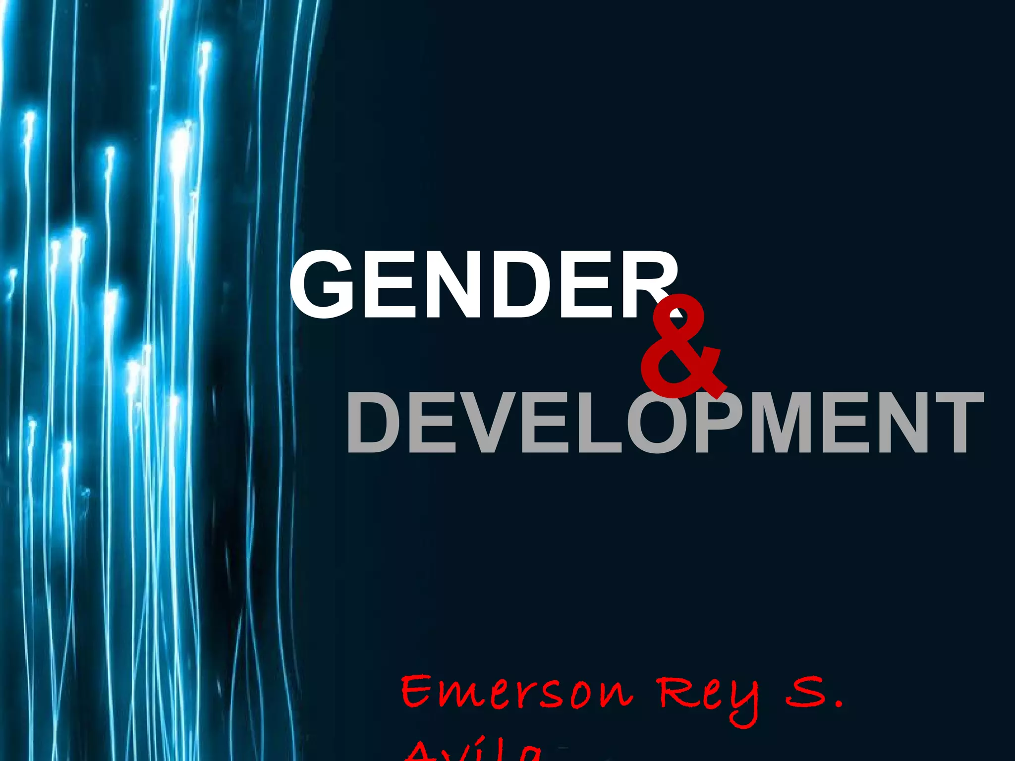 Gender and development | PPT