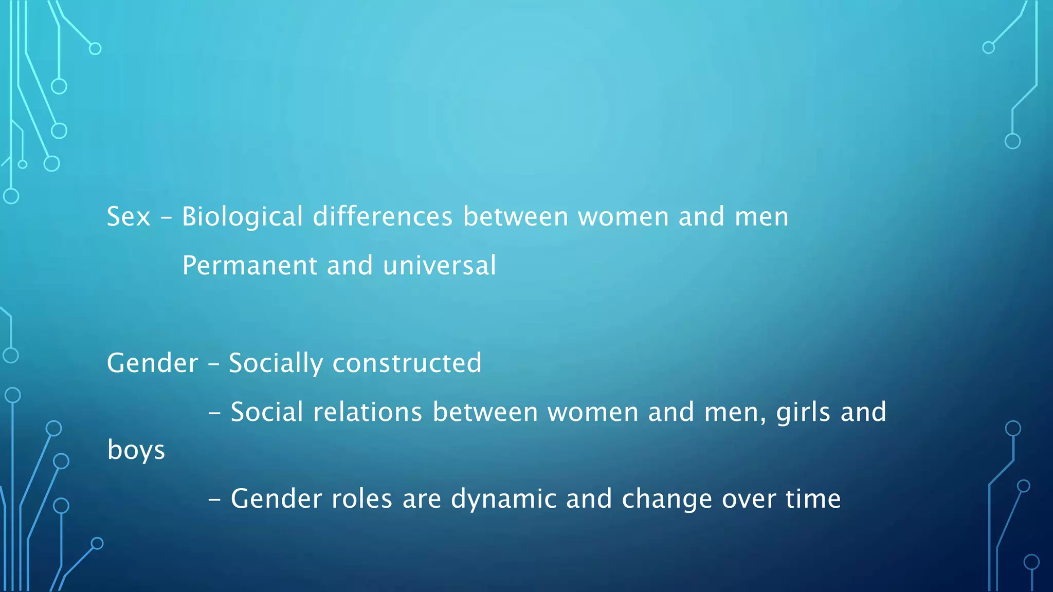 Gender and development | PPT