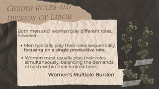 Single Role Gender and Development in the fields of Social Work | PDF