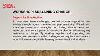 Gender and Development Workshops for Training | PPTX