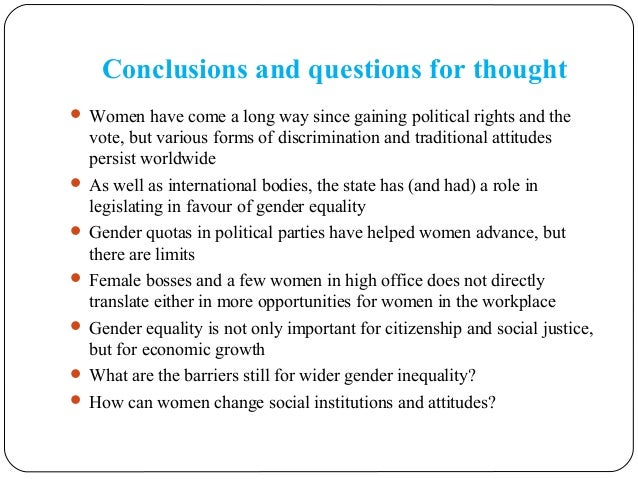 essay on gender discrimination at work