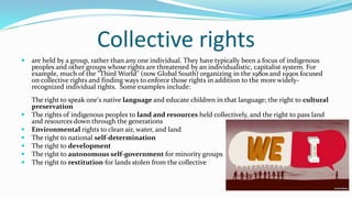 Collective Rights Sources Gender and Human Right | PPTX