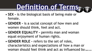 GENDER AND HUMAN SEXUALITY MAPEH 8 quarter 1 | PPTX