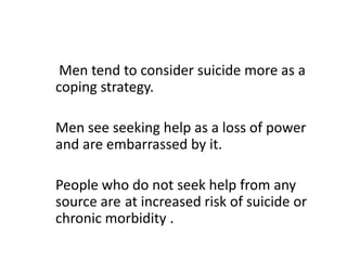 Gender And Mental Health | PPTX
