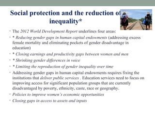 Gender and social development | PPT