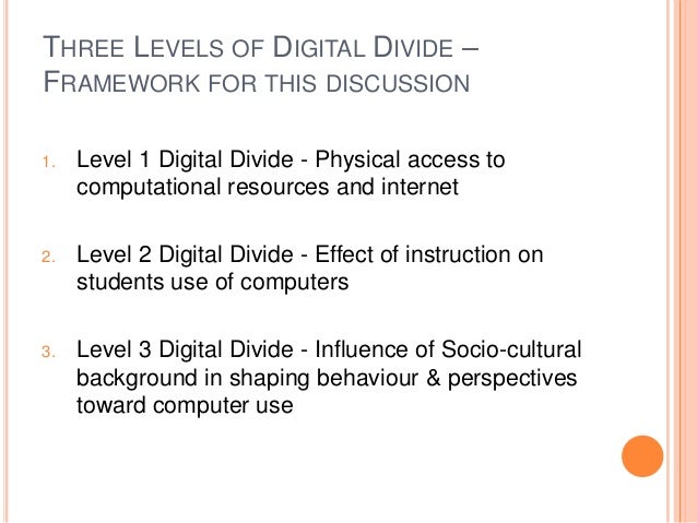 What is the 'digital divide'? To what extent is the concept of the digital of concern both internationally and Australia?