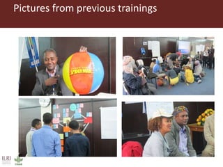 Approaches to strengthen the capacity to integrate gender in agricultural research programs