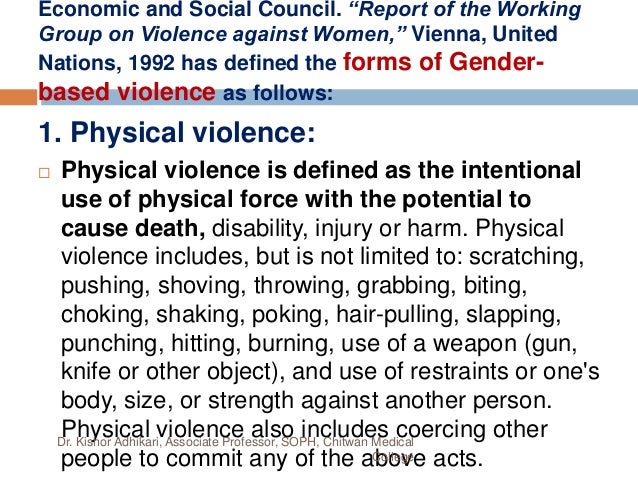 Gender Based Violence