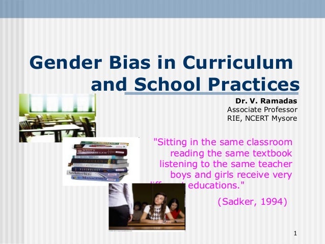 gender bias in education research paper
