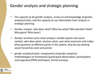 Gender capacity assessment and development in the CGIAR Livestock and Fish Research Program: Focus group discussions