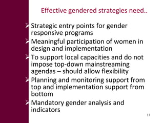 Climate change: Are women important in addressing this challenge?