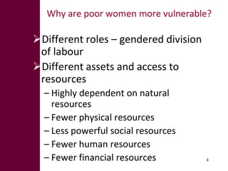 Climate change: Are women important in addressing this challenge?