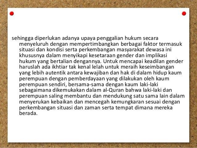 hidup sukses dalam pandangan alquran Gender dalam perspektif islam