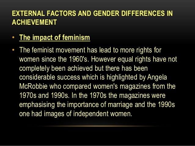 The Gender Differences And Consequences Of Gender