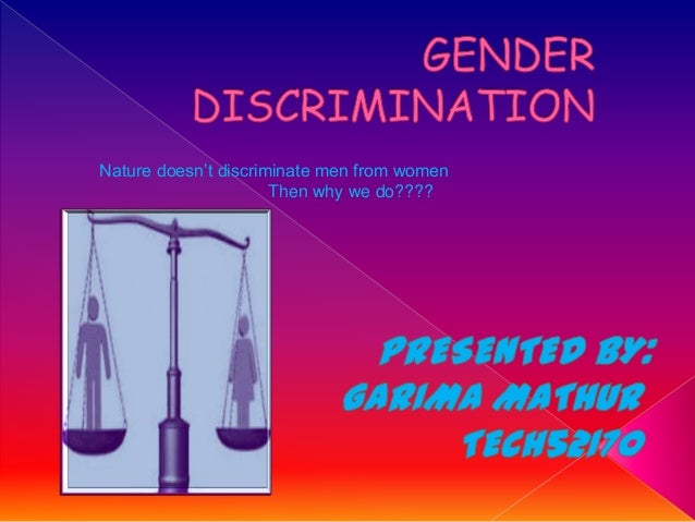 Gender Discrimination