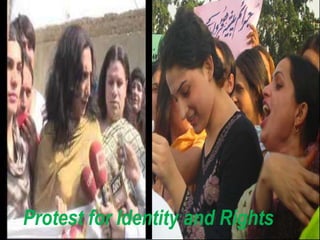 Protest for Identity and Rights
 