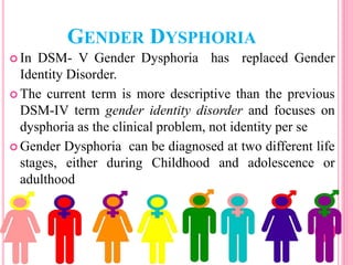 Gender dysphoria | PPT