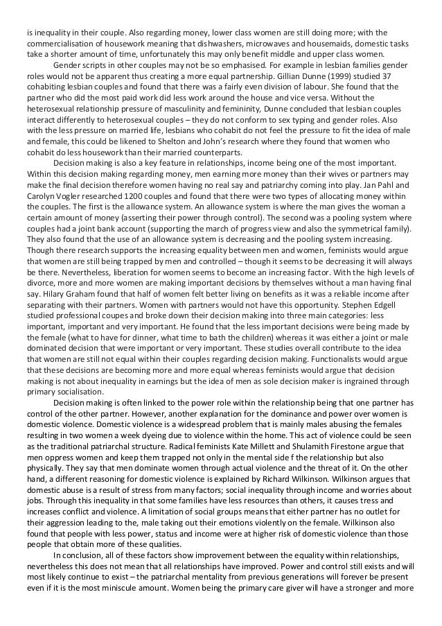 Argumentative essay on domestic violence