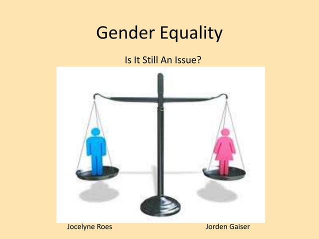 Gender equality | PPT