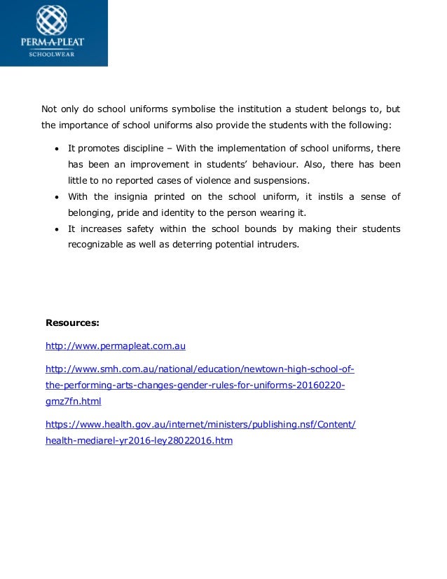 Gender Equality and School Uniform Policies