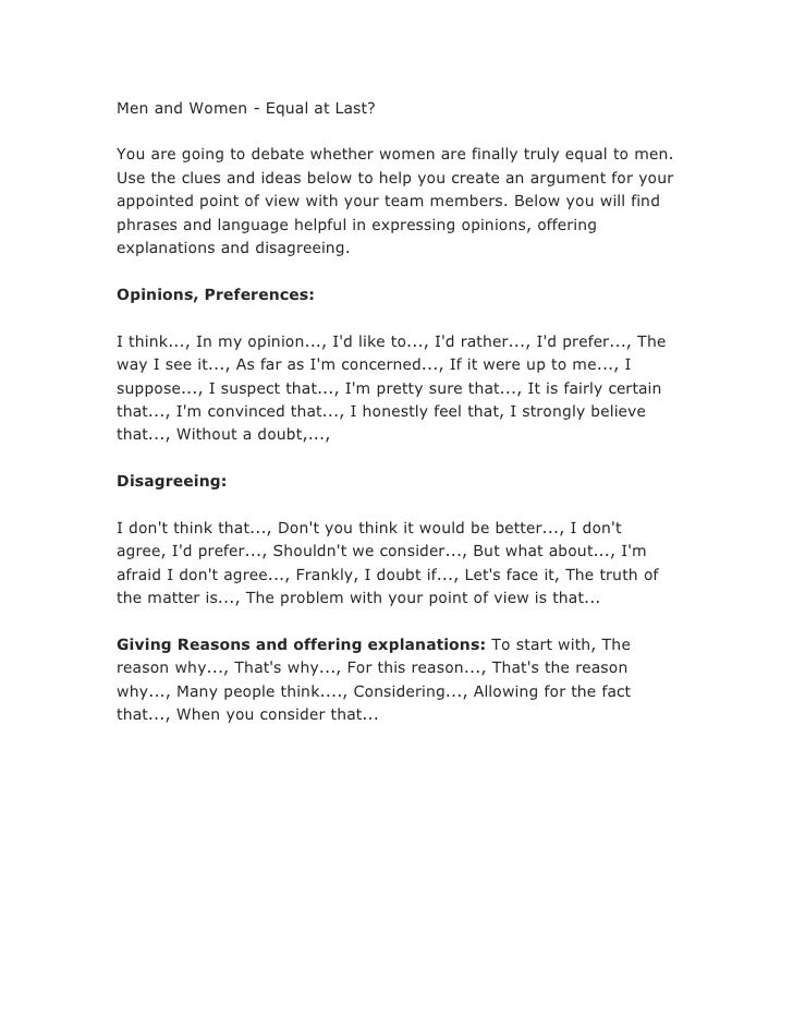 Equality definition essay image