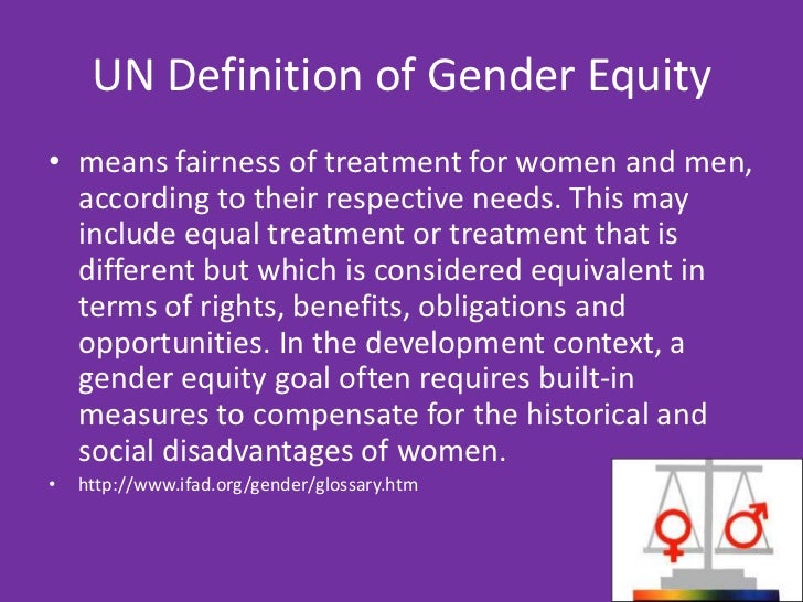 Gender equity