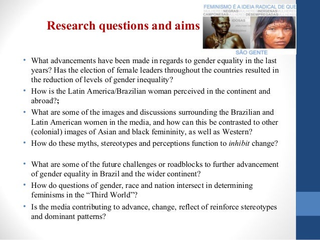 Question gender inequality